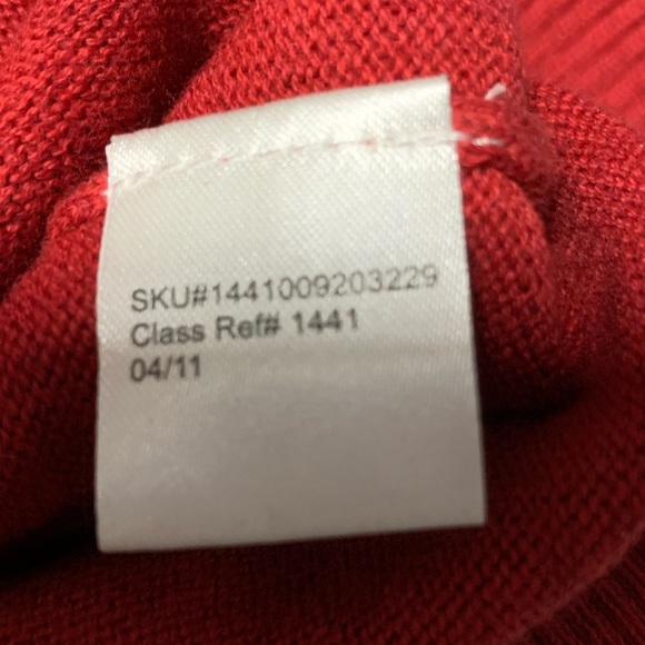 3/$20 JOS. A. BANK Signature Collection Red Sleeveless Sweater Vest Size Large - Picture 5 of 8